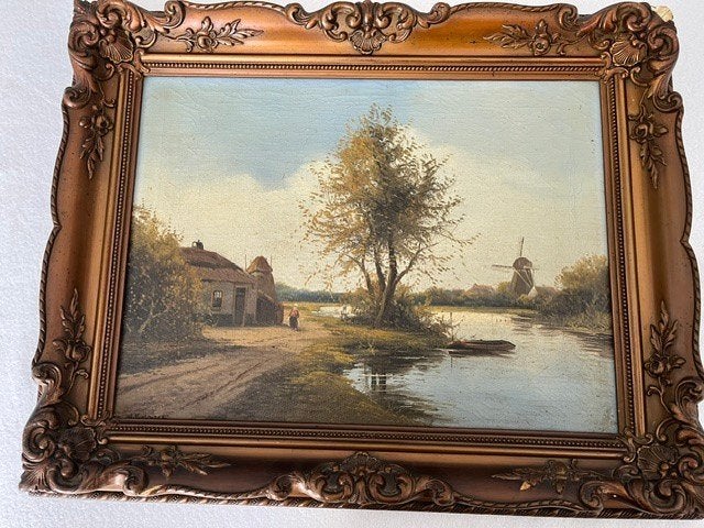 kunst, Ophalen of Verzenden, Olieverf, Klassiek, Landschap