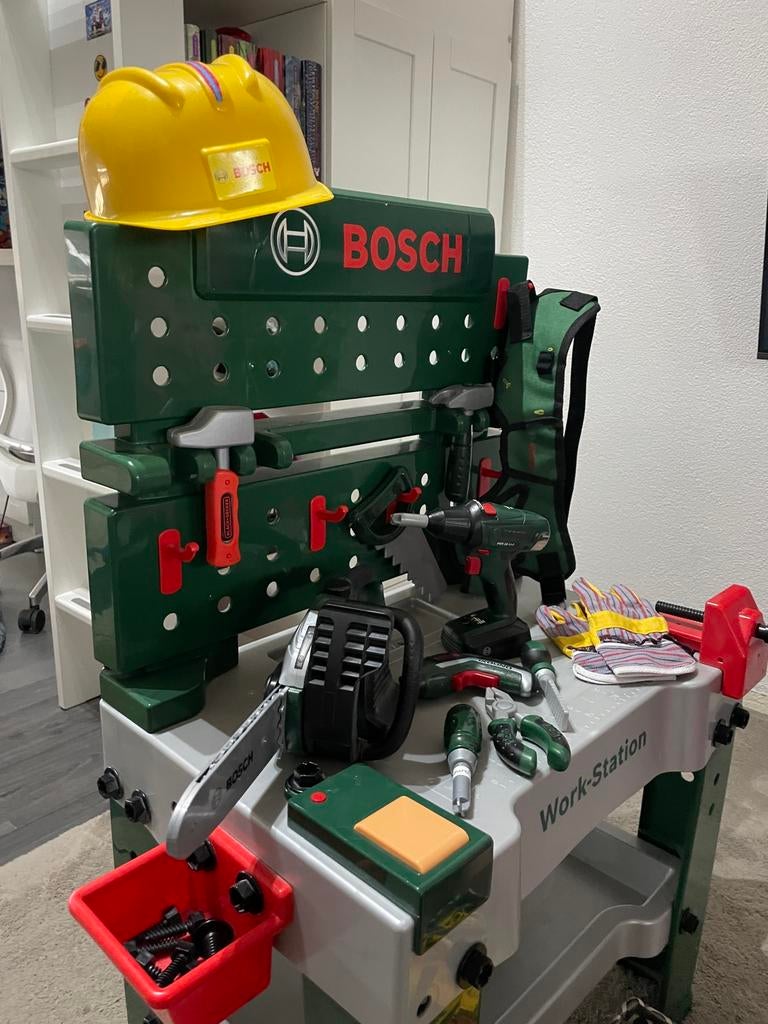 Theo Klein 8485 Bosch werkbank, Ophalen