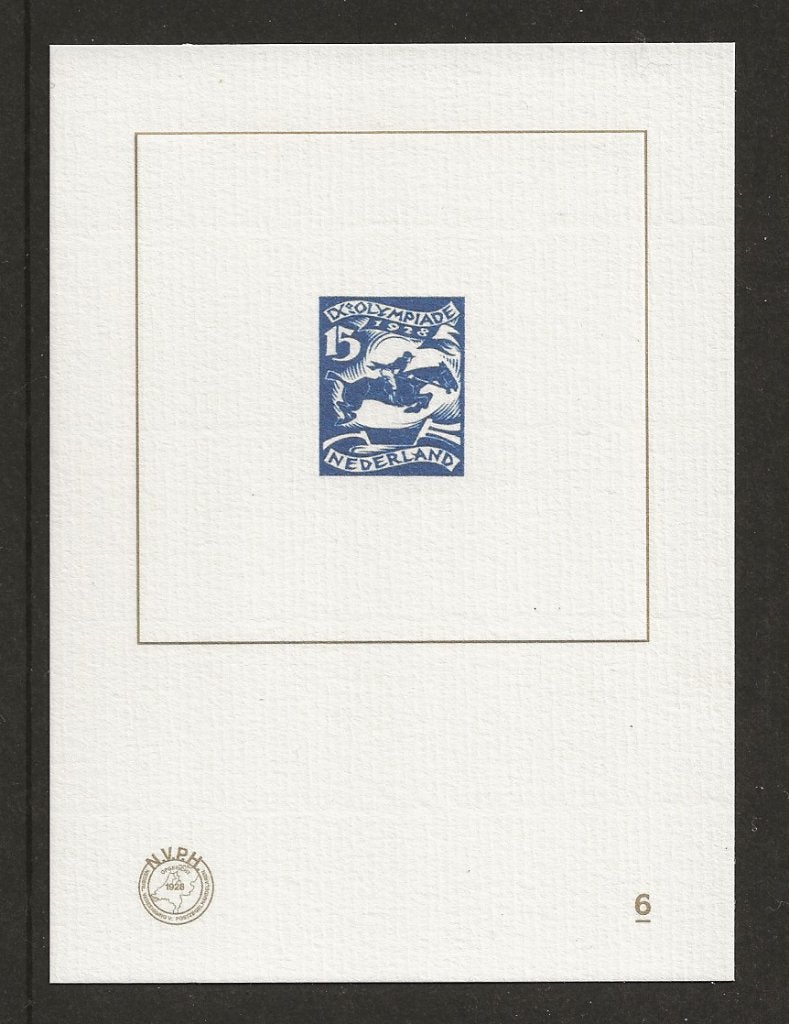 Blauwdruk nummer BD6 postfris, Ophalen of Verzenden, Postfris