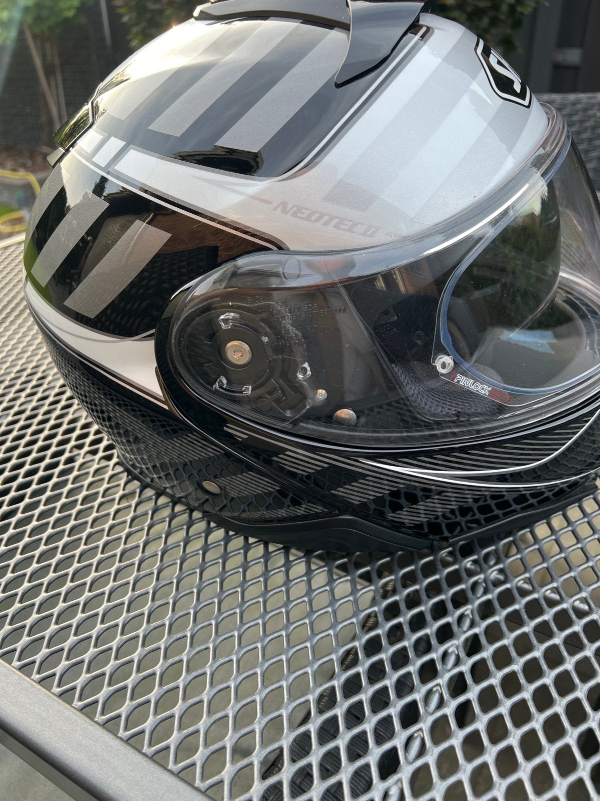 Shoei Neotec II Systeemhelm - Zwart/Grijs, Motoren, Ophalen, Systeemhelm, Heren, S