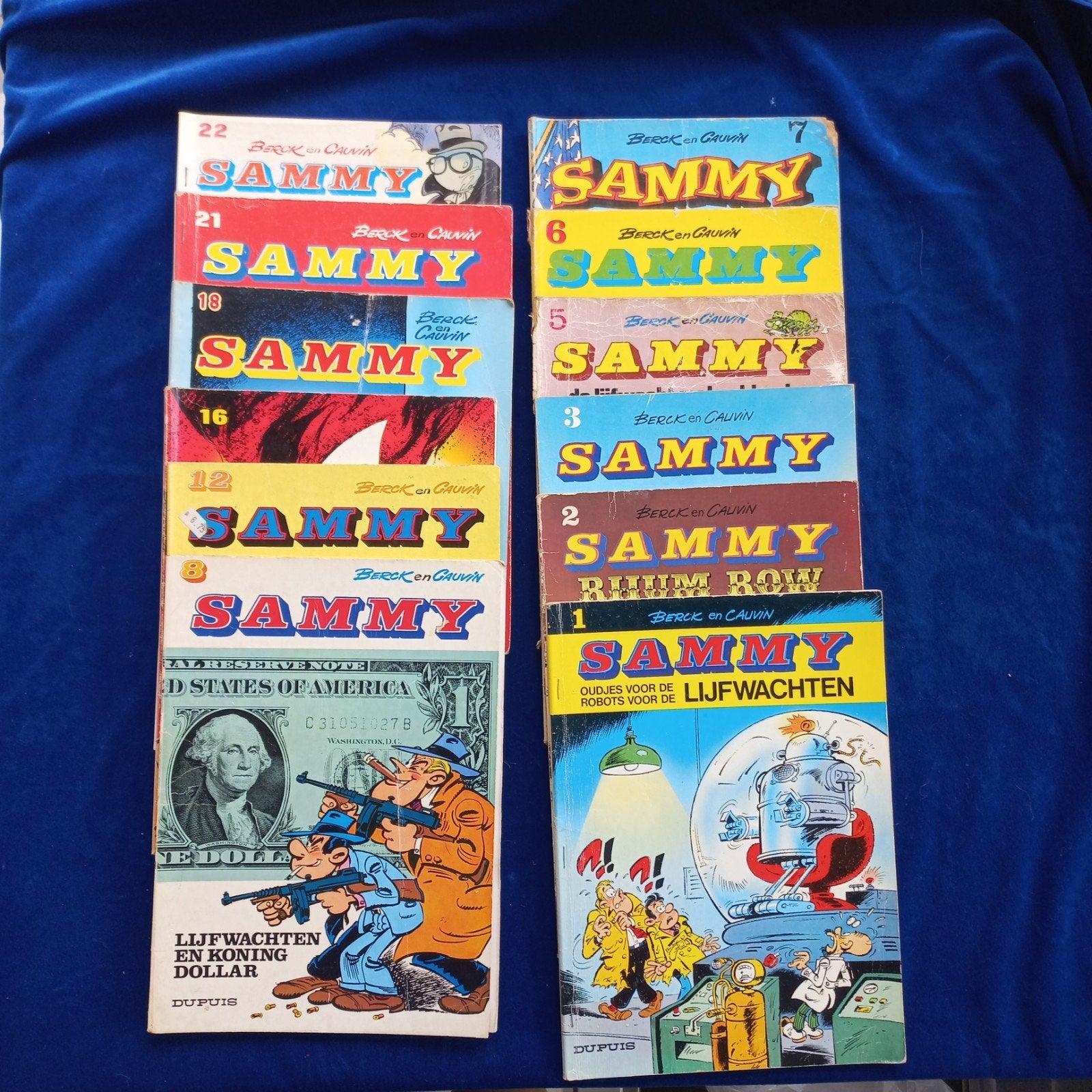 Sammy stripboeken, Meerdere stripboeken, Ophalen of Verzenden, Gelezen, Berck en Cauvin