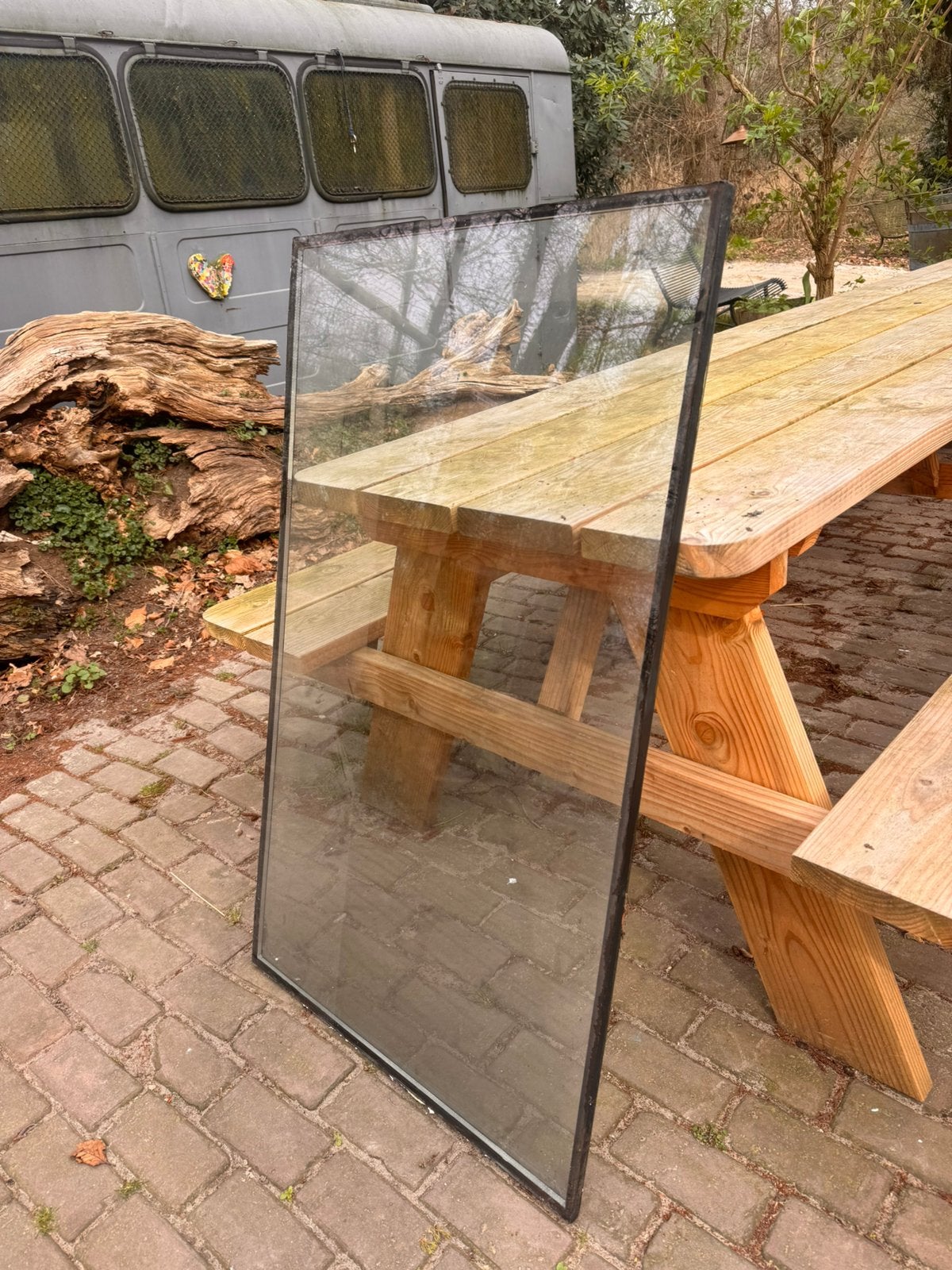 Gelaagd Dubbelglas, Ophalen, Zo goed als nieuw, Gevelraam of Ruit, Dubbelglas