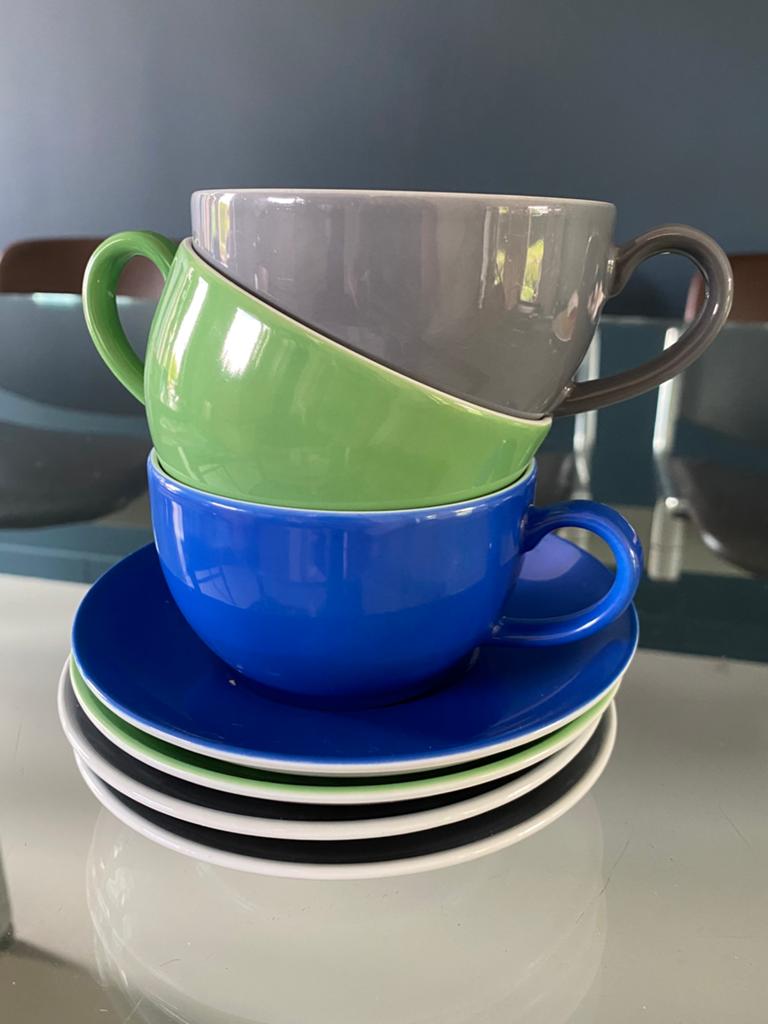 Dibbern Schonwald cappuchino kopjes, Ophalen of Verzenden, Zo goed als nieuw, Overige stijlen, Kop(pen) en/of Schotel(s)