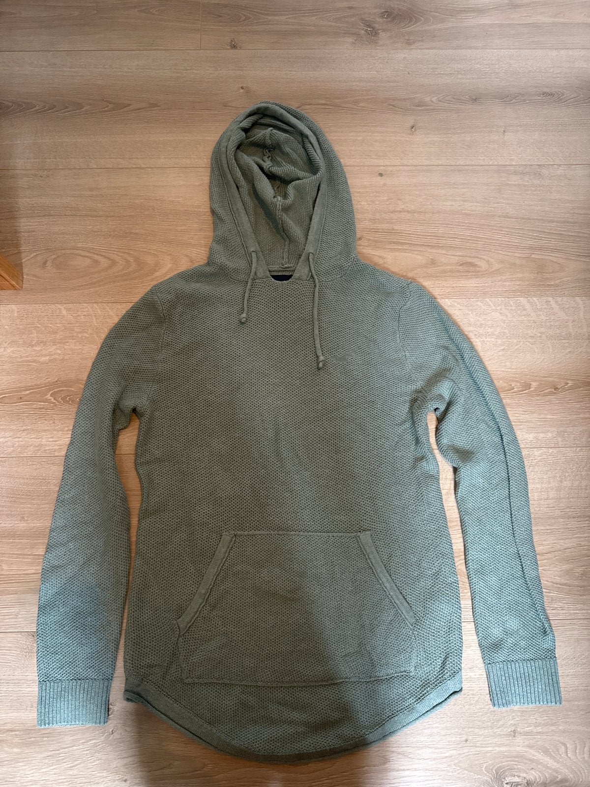 Hollister gebreide hoodie maat S - Zo goed als nieuw, Ophalen of Verzenden, Zo goed als nieuw, Maat 46 (S) of kleiner, Groen