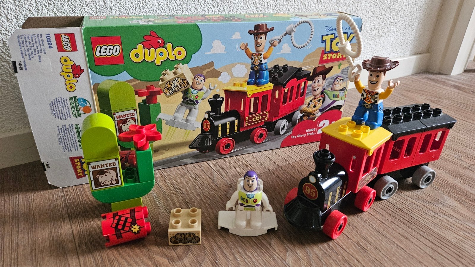 Duplo Toy Story met DOOS en boekje 10894 trein, Ophalen, Zo goed als nieuw, Duplo