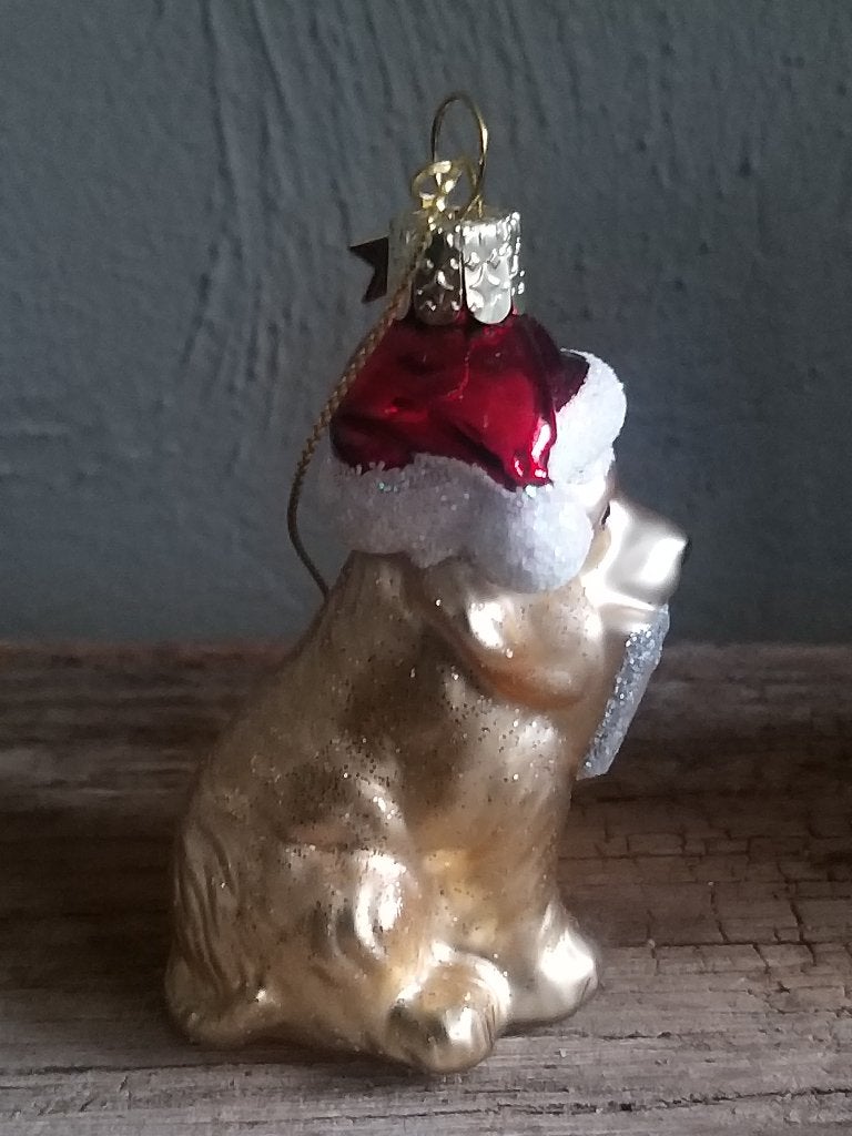 vondels kerstbal hond, Diversen, Ophalen of Verzenden, Zo goed als nieuw