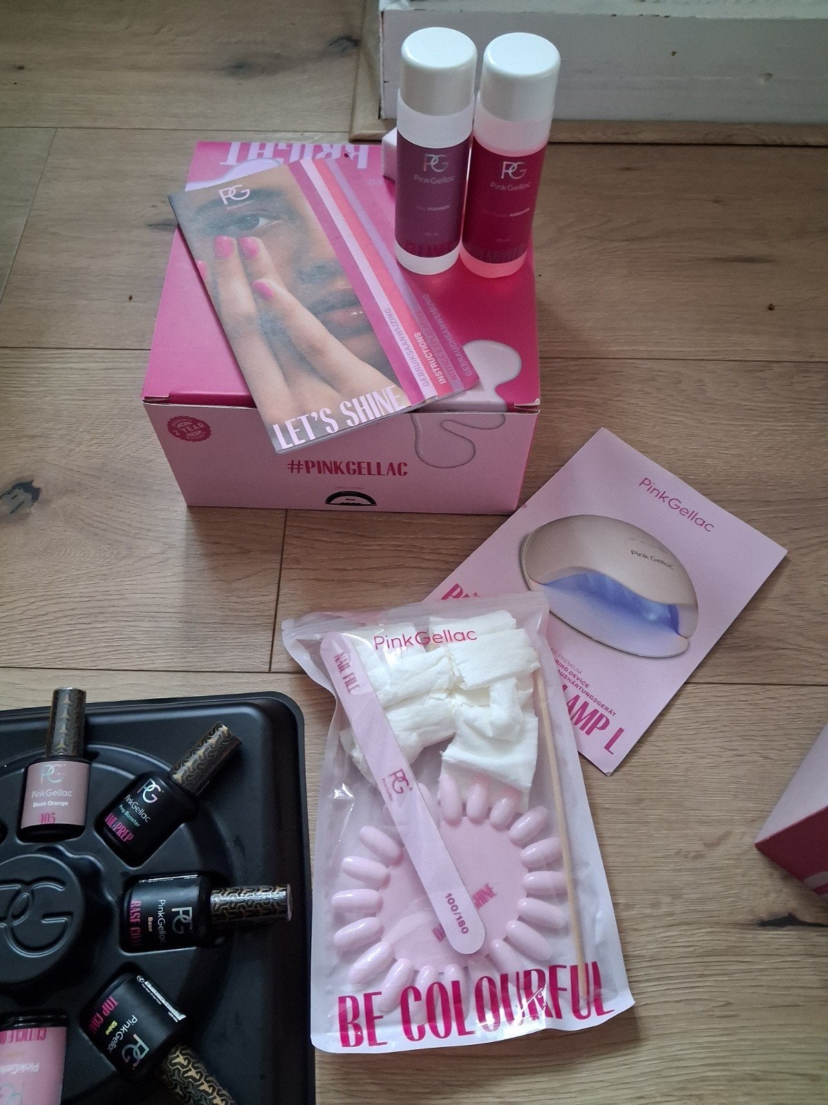 Pink Gellac Startpakket met Lamp, Sieraden, Tassen en Uiterlijk, Ophalen of Verzenden, Zo goed als nieuw, Overige typen