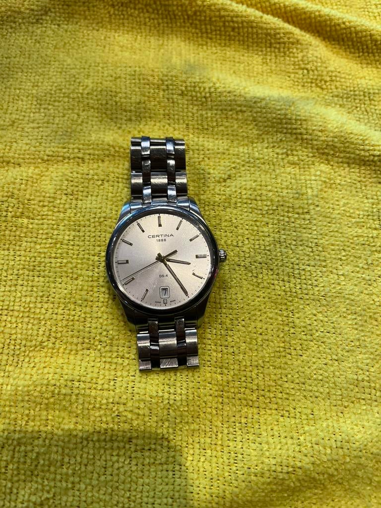 CERTINA DS4 date 38mm Z.G.A.N., Staal, Staal, Polshorloge, Ophalen of Verzenden