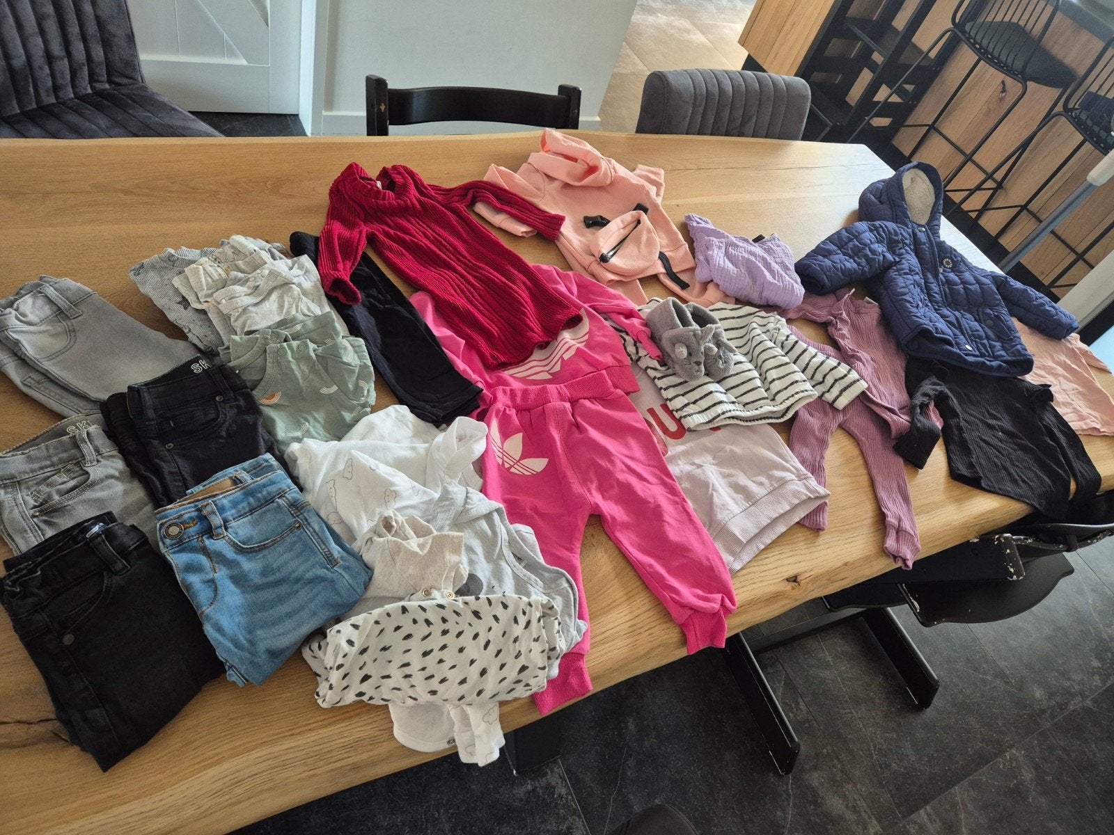 Kledingpakket meisje maat 74, Ophalen of Verzenden, Zo goed als nieuw, Maat 38/40 (M)