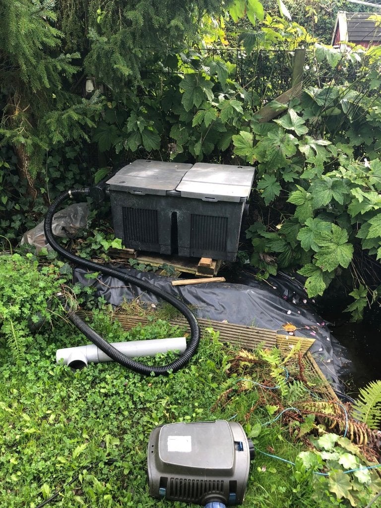 Oase AquaMax Eco Premium 6000 + vijverfilter compleet, Ophalen, Gebruikt, Vijverpomp