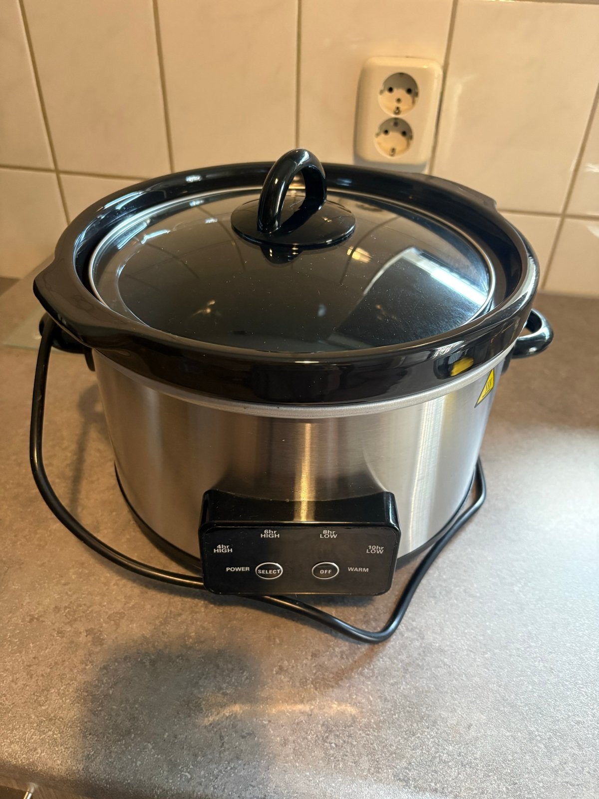 Slowcooker - 4 liter 1 x gebruikt, Ophalen, Zo goed als nieuw