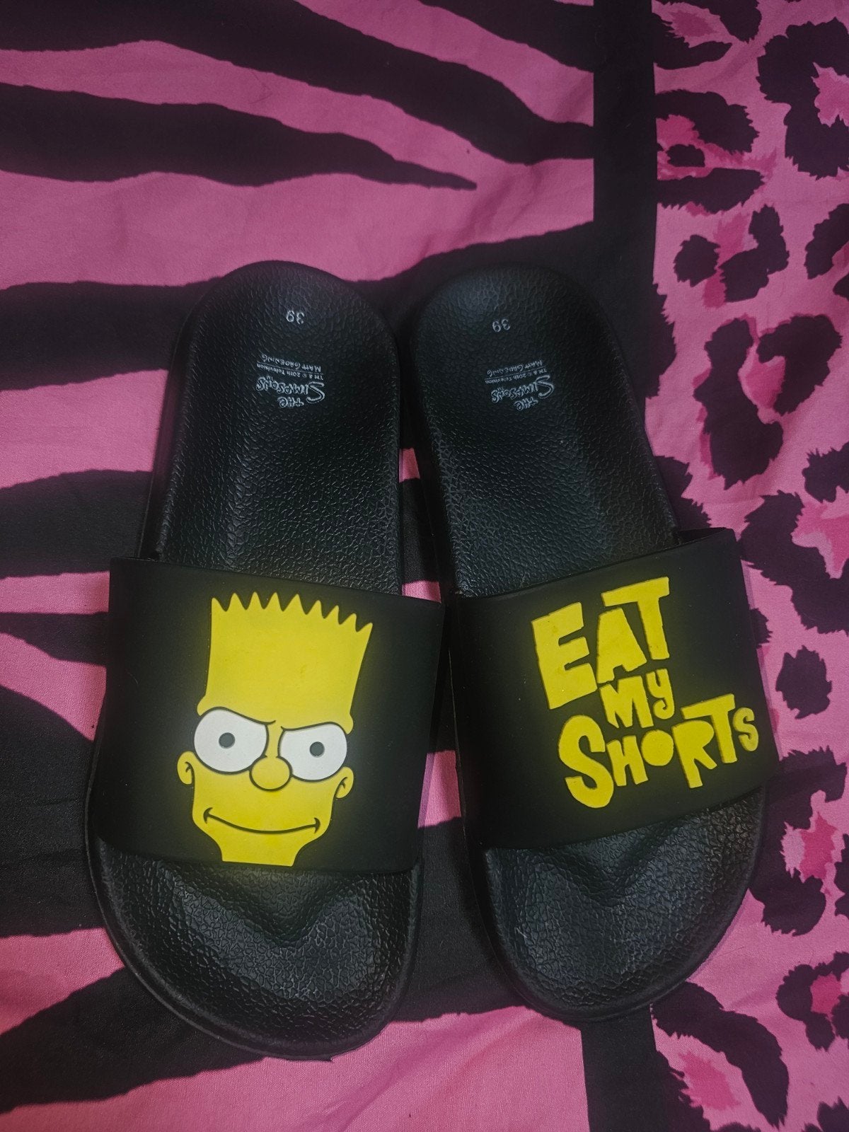 The Simpsons badslippers - Bart Simpson - Maat 39, Verzenden