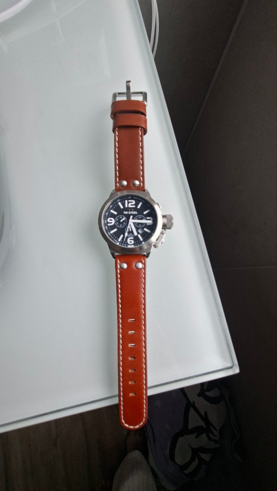 TW Steel Horloge, Ophalen, Leer, Overige merken