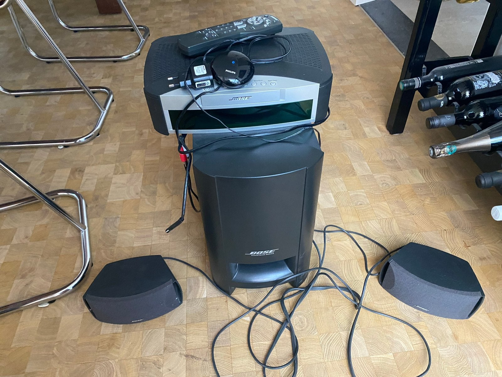 Bose AV 3-2-1 Media Center met Philips Bluetooth, Audio, Tv en Foto, Home Cinema-sets, Overige merken, Gebruikt, 2.1-systeem, Ophalen of Verzenden