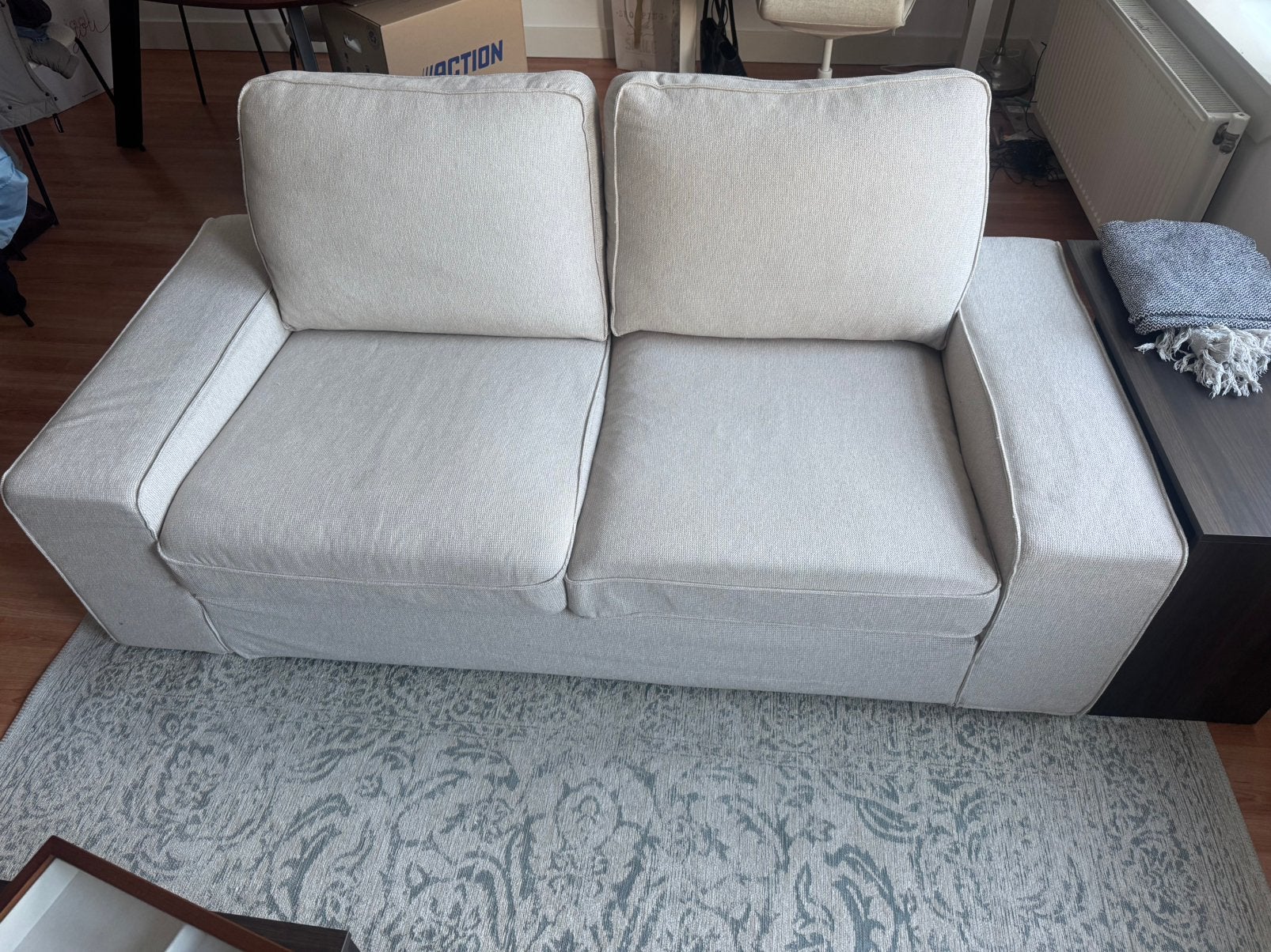 2-zitsbank IKEA - Kivik, Ophalen, 75 tot 100 cm, Zo goed als nieuw, Stof