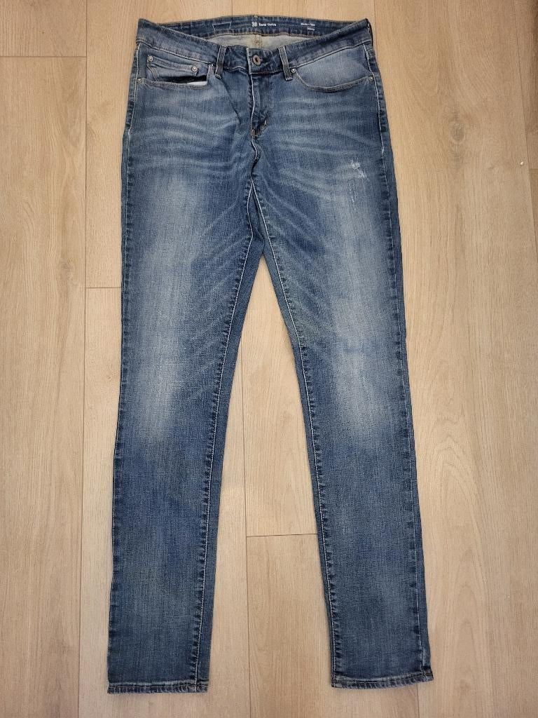 Levi Broek - 30 - Demi Curve Modern Rise Skinny, Blauw, Ophalen of Verzenden, Zo goed als nieuw, W30 - W32 (confectie 38/40)