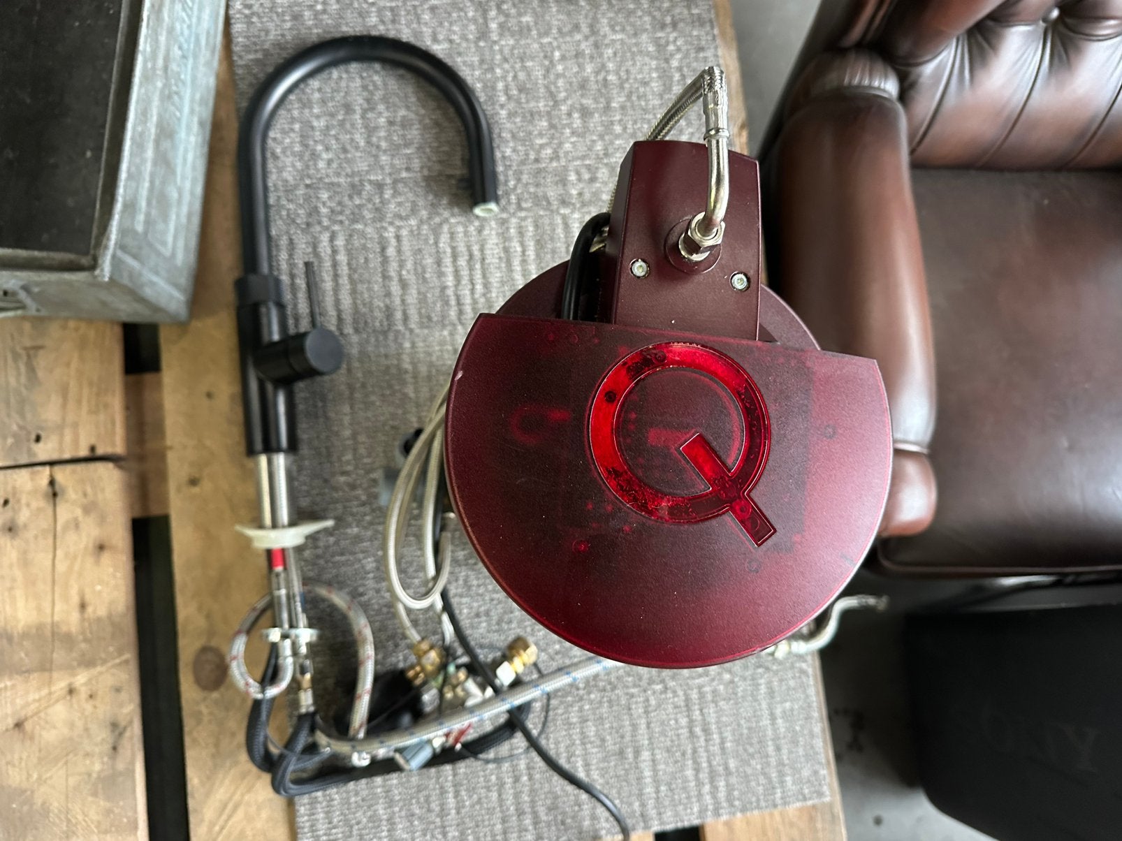 Quooker combi E 7Liter met zwarte kraan, Ophalen, Q, Q, Zo goed als nieuw