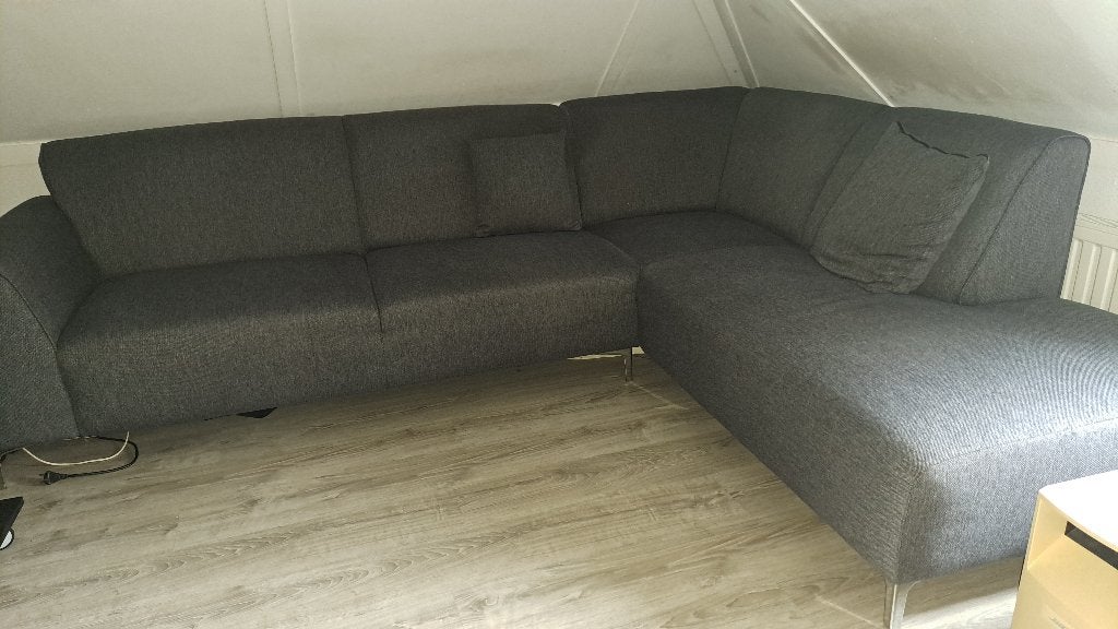 Gestoffeerd Hoekbank 3+2 (277x220), Ophalen, 250 tot 300 cm, Gebruikt, Hoekbank