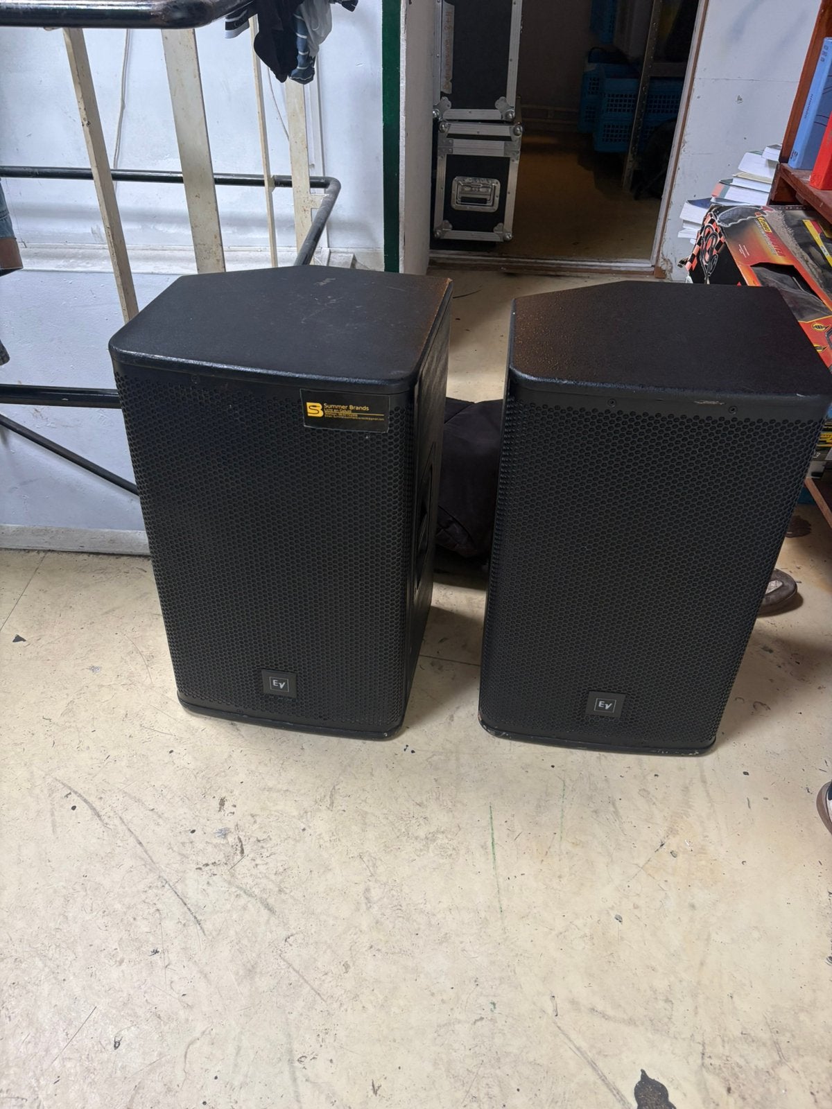 2x Electro voice elx112p, Gebruikt, Speakerset, AUX-ingang, Ophalen
