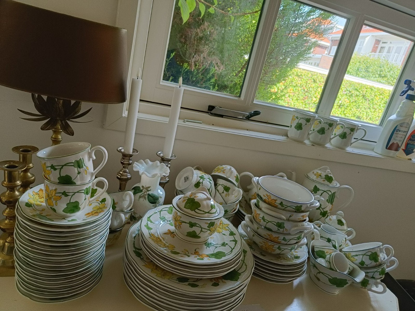 Villeroy & Boch Geranium, Huis en Inrichting, Villeroy & Boch, Ophalen of Verzenden, Zo goed als nieuw, Overige stijlen