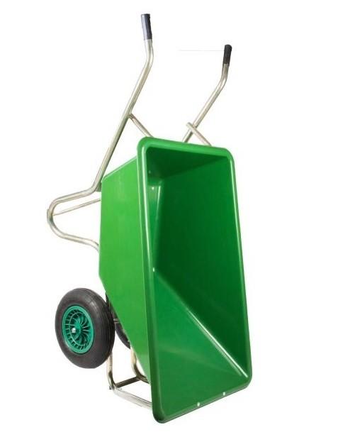 Kruiwagen 160 liter 2 wielen (gegalvaniseerd frame) GRATIS V, Tuin en Terras, Kruiwagens, ., Nieuw, Ophalen of Verzenden, .