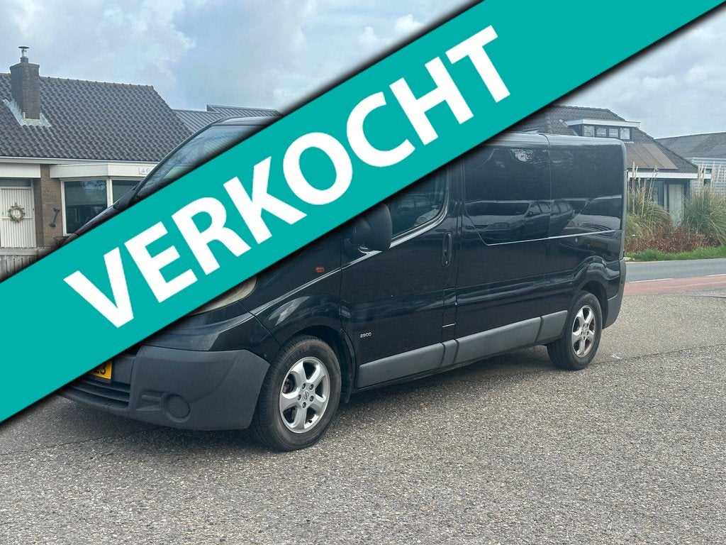 Opel Vivaro 2.5 CDTI L2H1 DUBBELCAB/Nap/Airco/6Persoons, Origineel Nederlands, Bedrijf, 6 stoelen, Euro 4