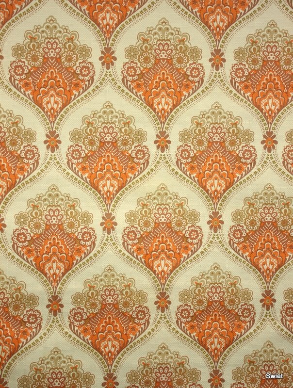 9880 barok vintge behang in beige en terra tinten swiet, Ophalen of Verzenden, Bruin