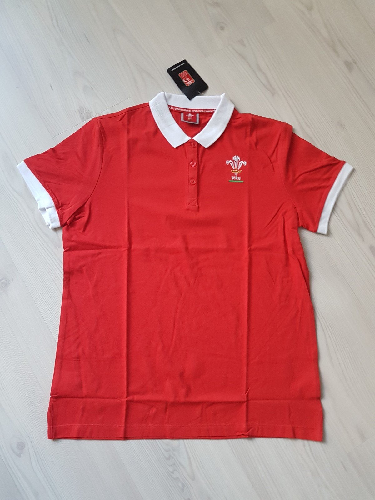 Wales heren rugby poloshirt in size large, Ophalen of Verzenden, Zo goed als nieuw, Maat 52/54 (L)