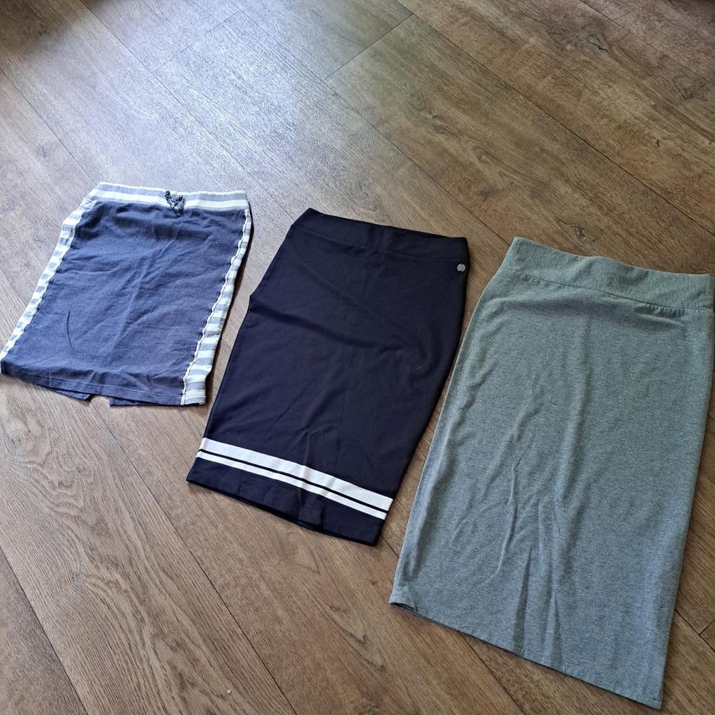 3 tricot rokken mt 164, Only.M., Ophalen of Verzenden, Zo goed als nieuw, Maat 34 (XS) of kleiner