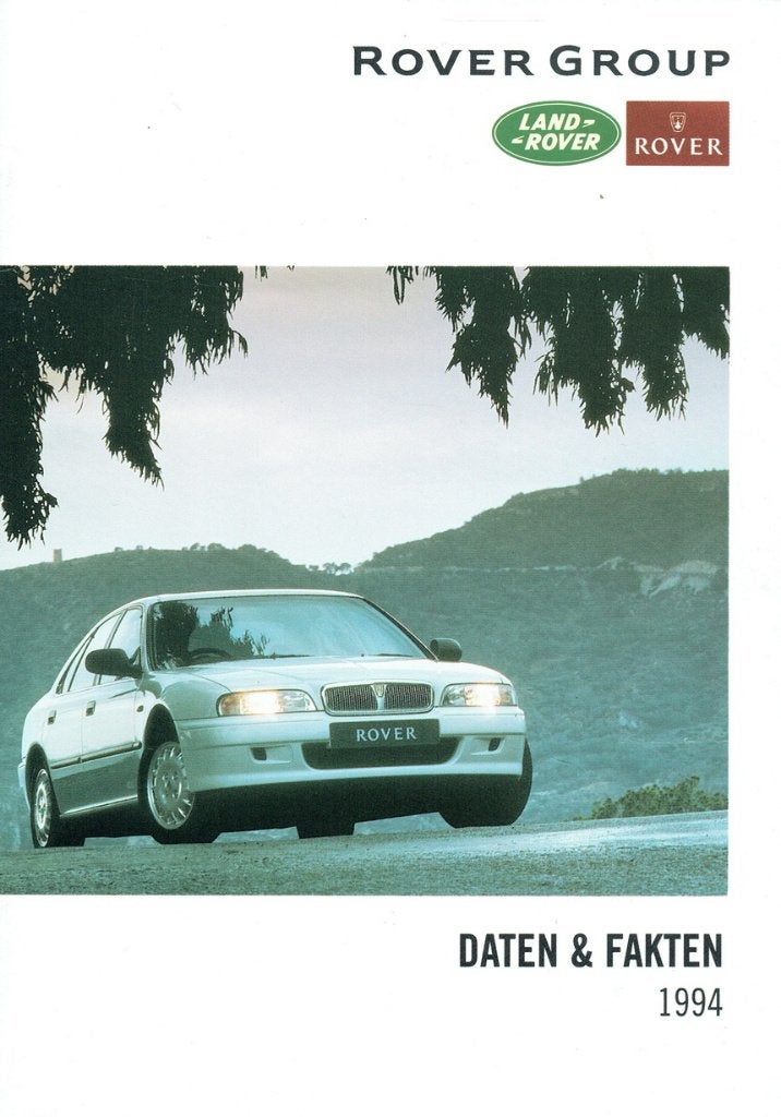 Folder Rover Group Daten & Fakten (Duitse uitgave - 1994), Verzenden, Gelezen, Overige merken