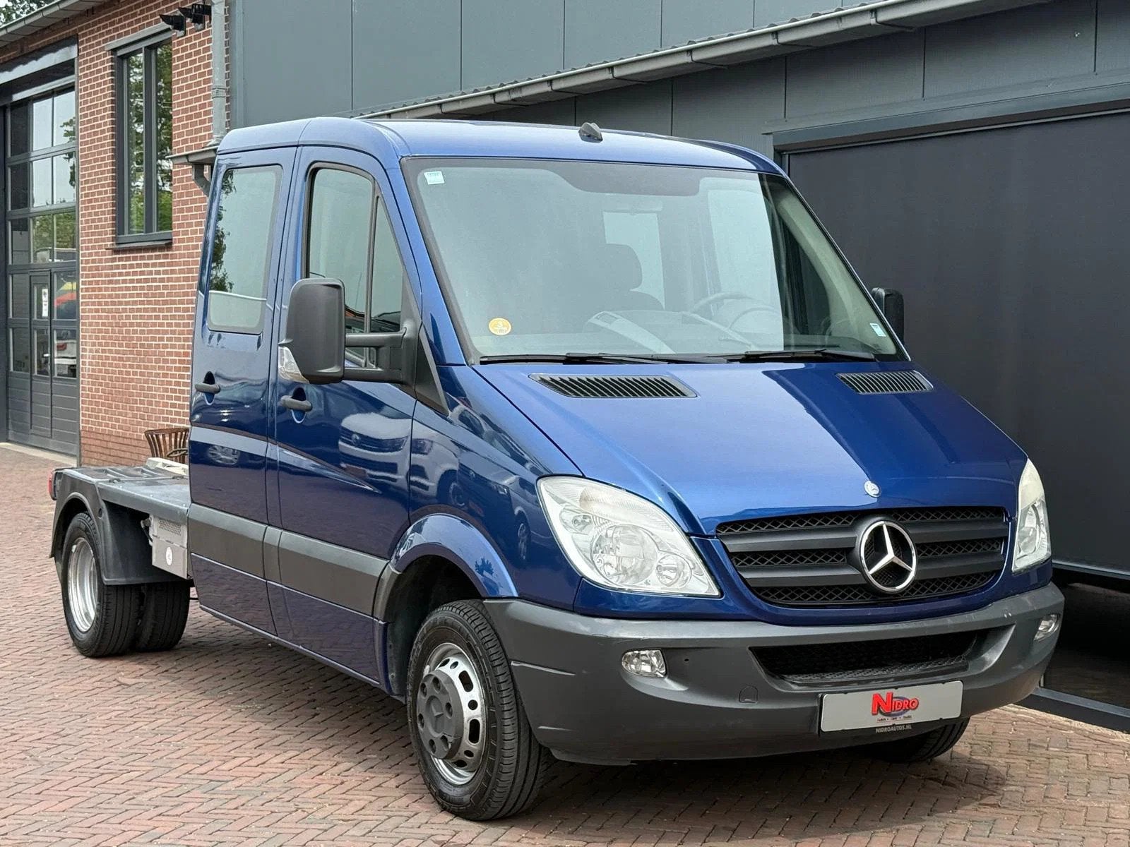 Mercedes-Benz Sprinter 519 V6 DC Be Trekker 8750 kg N1 Euro, Auto's, Euro 5, Gebruikt, 190 pk, Blauw