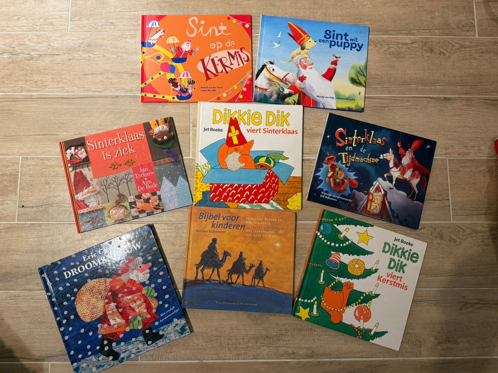 8 kinderboeken Sinterklaas en Kerstmis, Ophalen of Verzenden, Gelezen, 3 tot 4 jaar