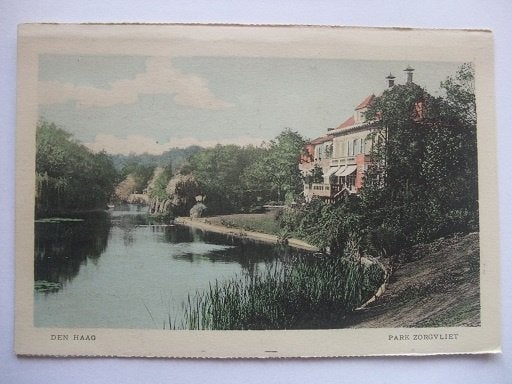 P292 Den Haag - Park Zorgvliet, Verzenden, Voor 1920, Gelopen, Zuid-Holland