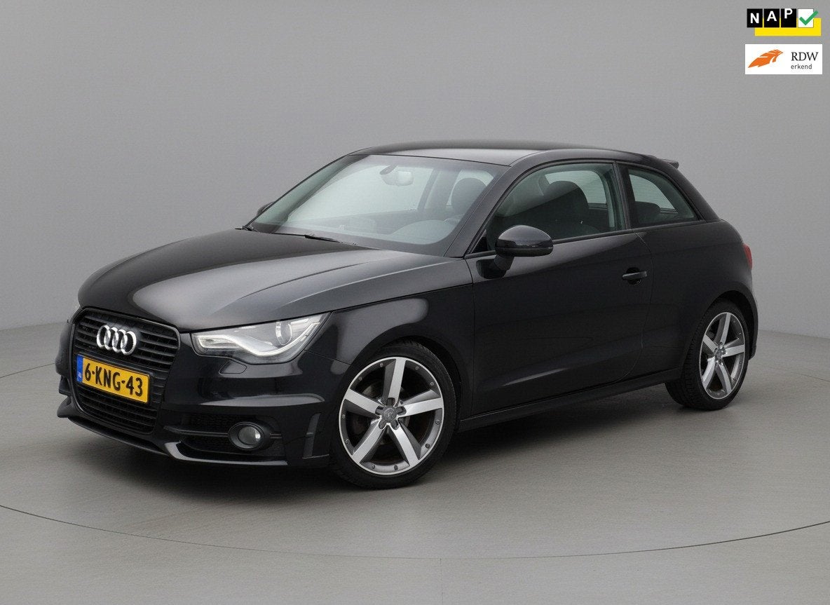 Audi A1 1.2 TFSI Admired*S-Line*Bluetooth*, Voorwielaandrijving, Euro 5, Zwart, 4 cilinders