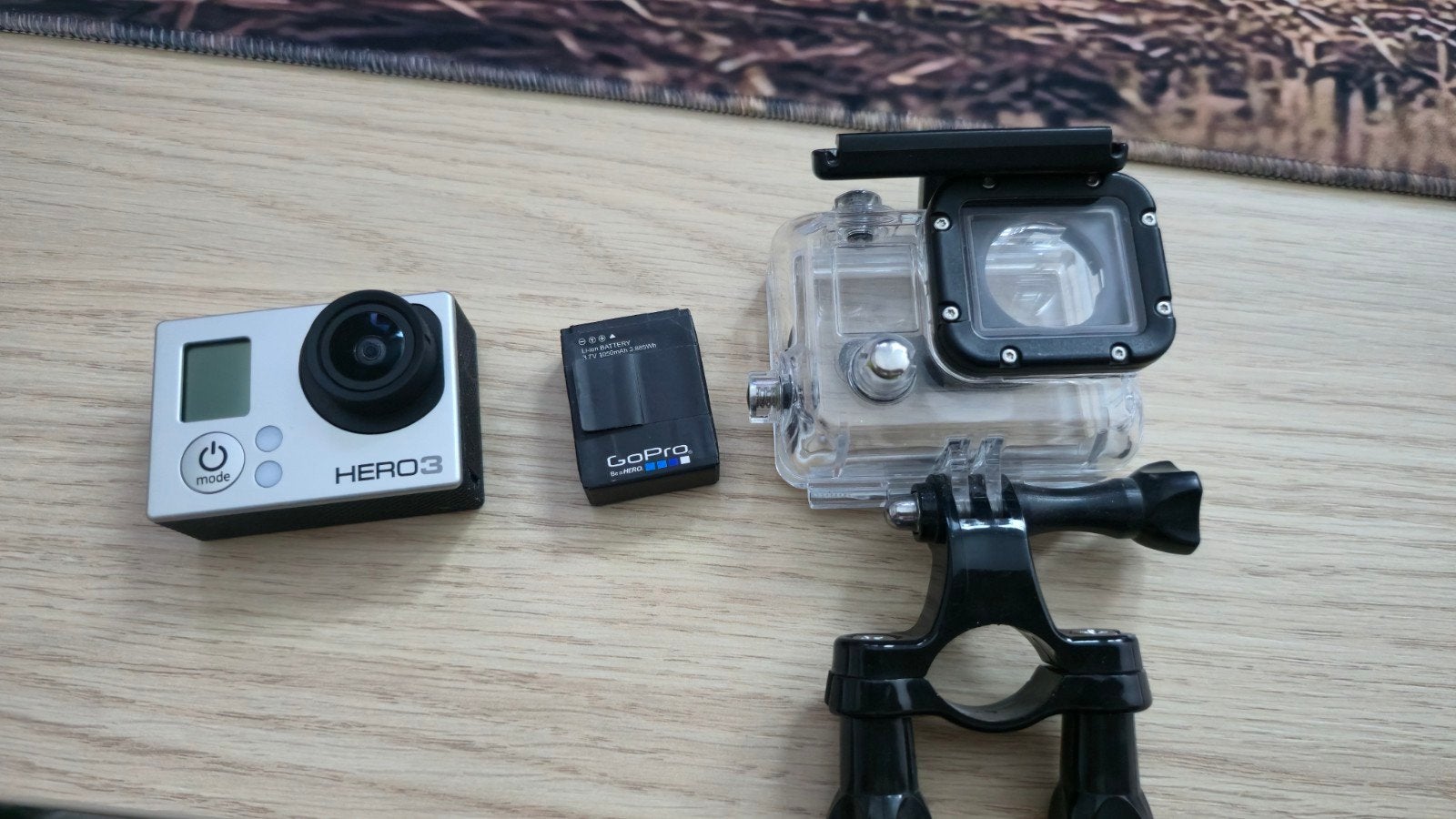 GoPro Hero 3 met 2 batterijen, Ophalen of Verzenden, Gebruikt, GoPro