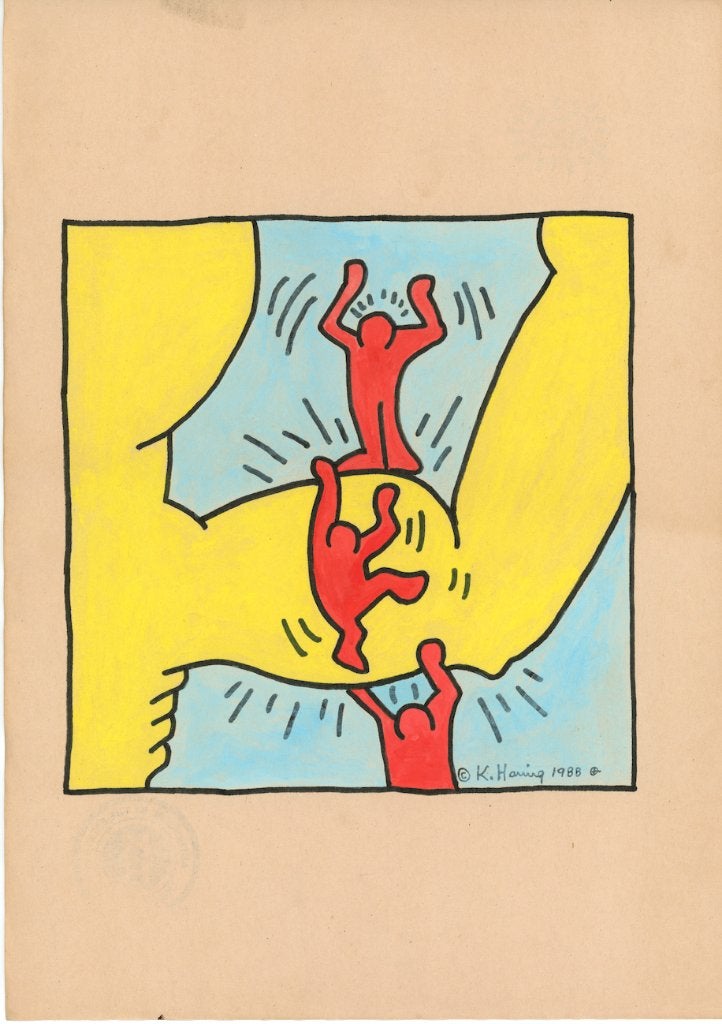Keith Haring Artwork, Ophalen of Verzenden
