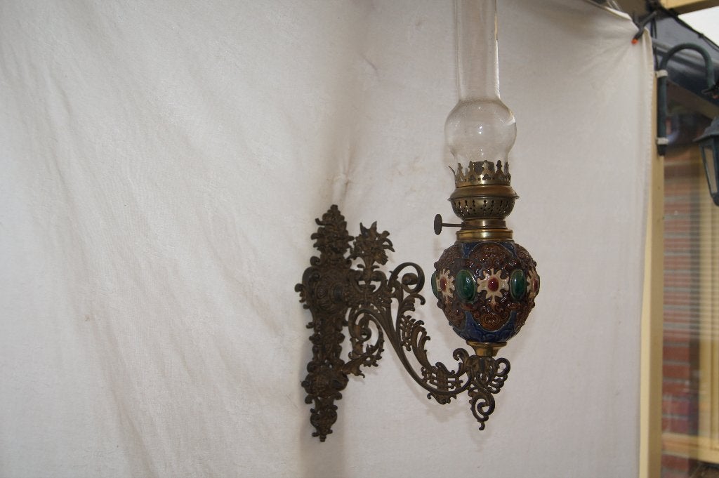 Petroleum lamp   ( Wand, Ophalen of Verzenden