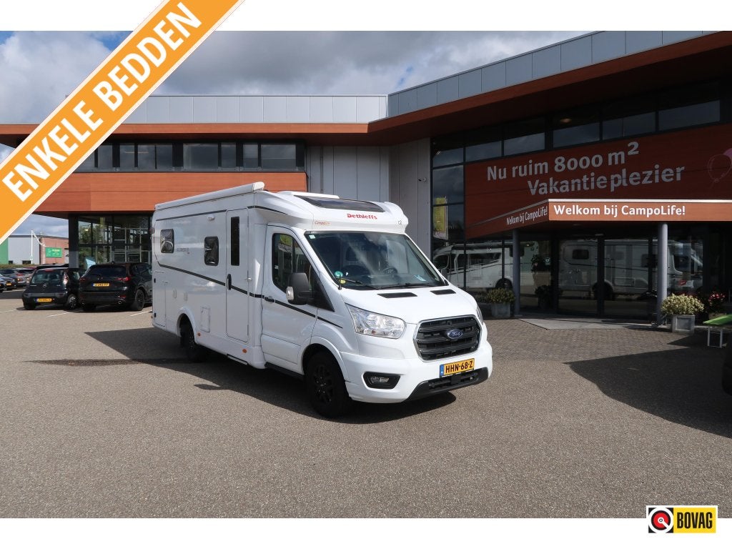 Dethleffs Globebus Go T45 ALS NIEUW, Caravans en Kamperen, Campers, Ringverwarming, Ford, 6 tot 7 meter, Tot en met 3