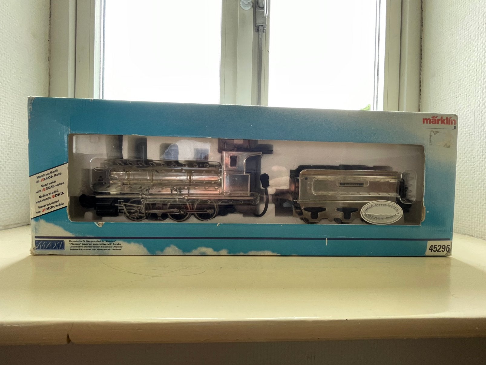 Marklin deco locomotief spoor 1, Hobby en Vrije tijd, Ophalen, Wisselstroom, Locomotief, Zo goed als nieuw