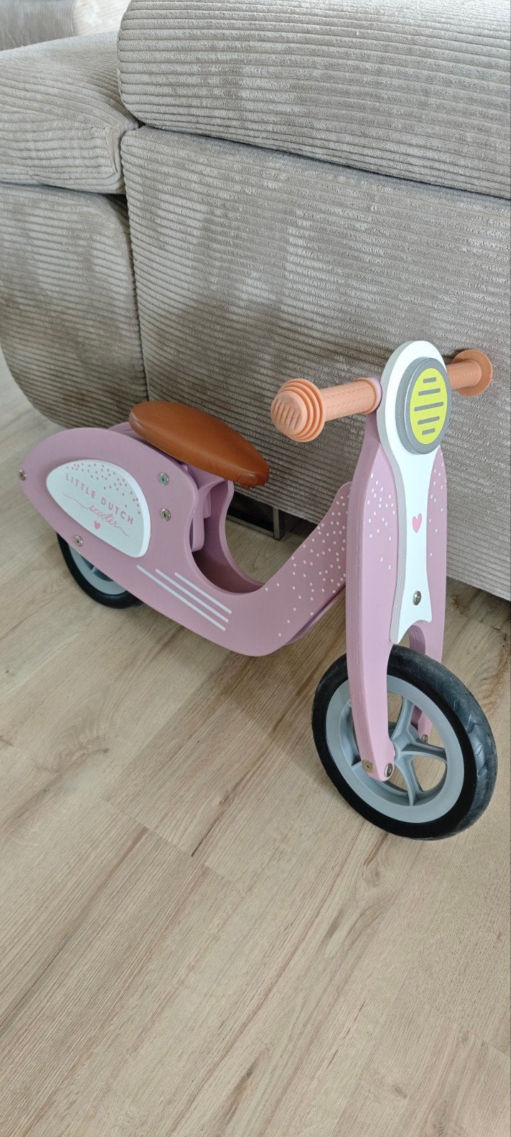 Little Dutch Loopfiets voor Meisjes - Roze Scooter, Ophalen, Zo goed als nieuw, Loopfiets
