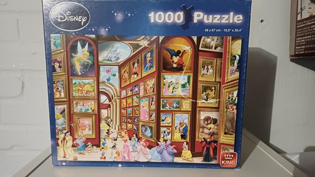 Disney 1000 Stukjes Puzzel - King, Ophalen of Verzenden, Meer dan 1500 stukjes, Zo goed als nieuw, Legpuzzel