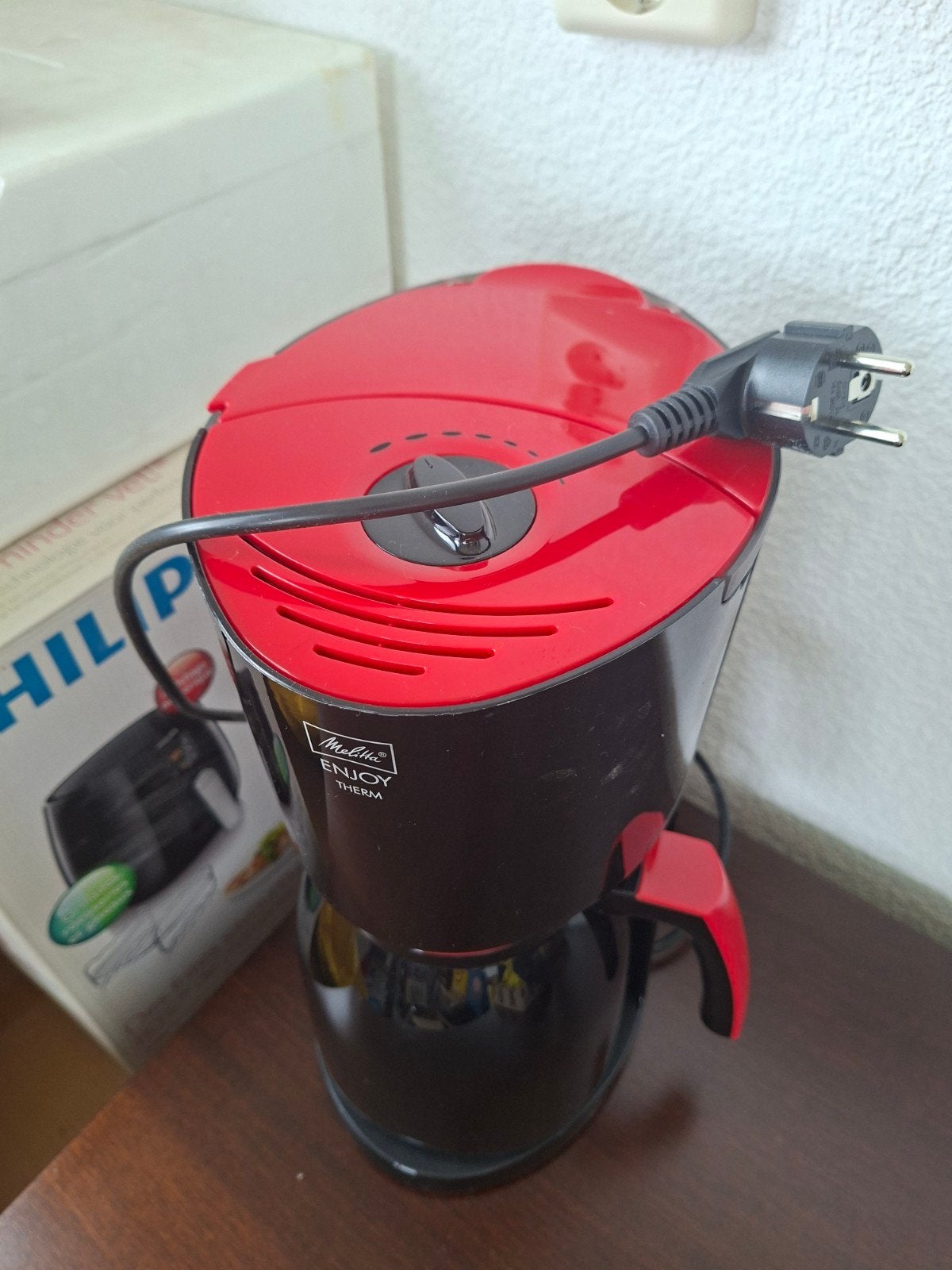 Melitta Enjoy Therm koffiezetapparaat nieuw in doos, Witgoed en Apparatuur, Koffiezetapparaten, Ophalen, 10 kopjes of meer, Gemalen koffie