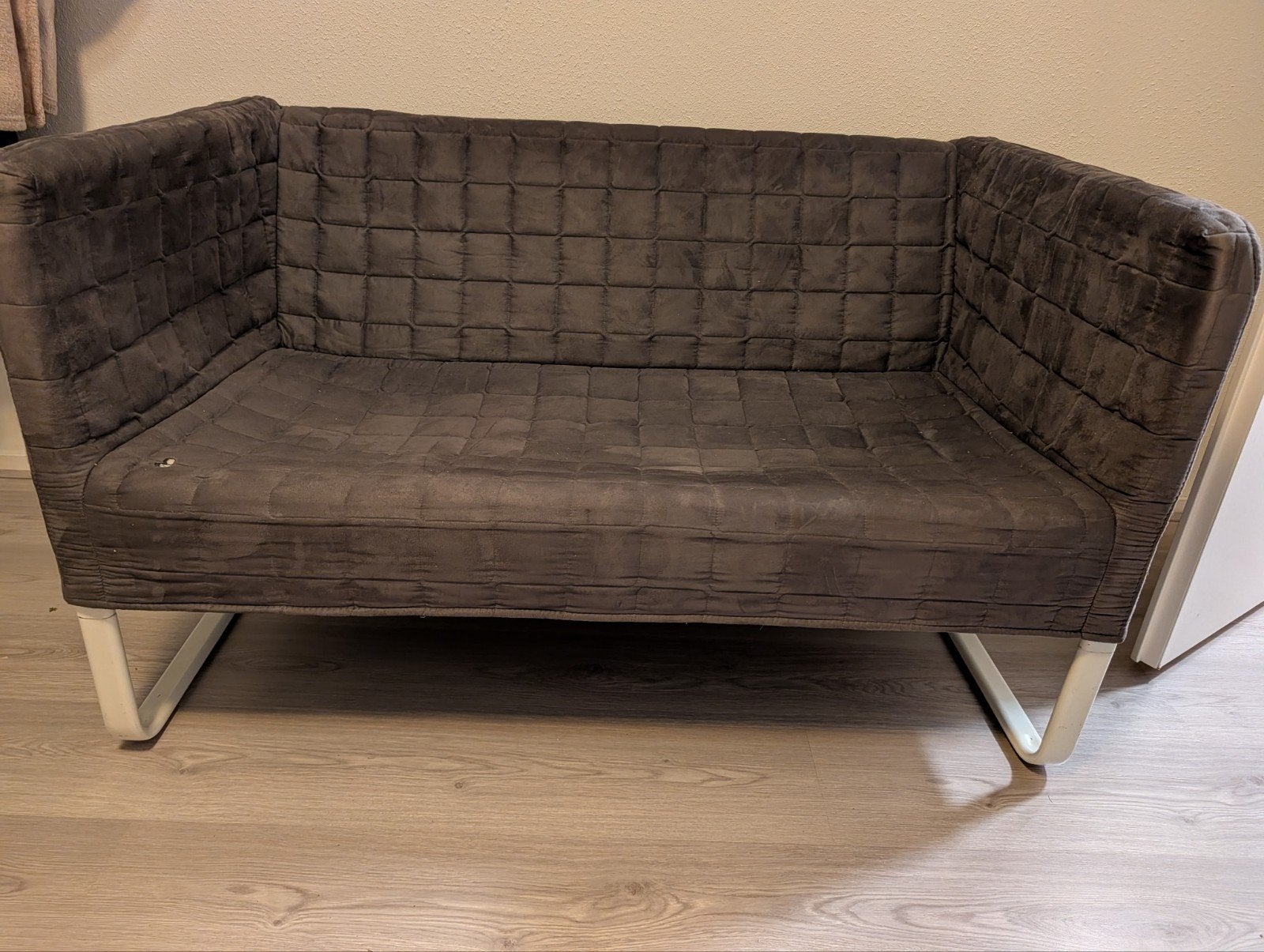 IKEA Klippan 2-zitsbank - Donkergrijs, Huis en Inrichting, Banken | Bankstellen, Gebruikt, 150 tot 200 cm, Tweepersoons, 75 tot 100 cm