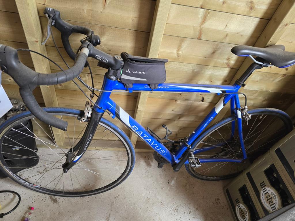 Gratis op te halen: Blauwe Batavus racefiets voor heren, Fietsen en Brommers, Fietsen | Racefietsen, 28 inch, Gebruikt, Batavus