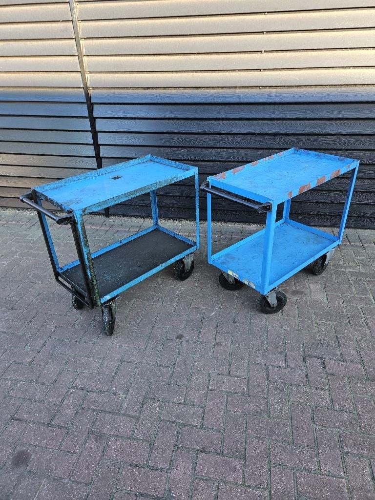 Magazijnwagen magazijnkar transportwagen transportkar, 100 liter of meer, Ophalen, Gebruikt, Transportkar