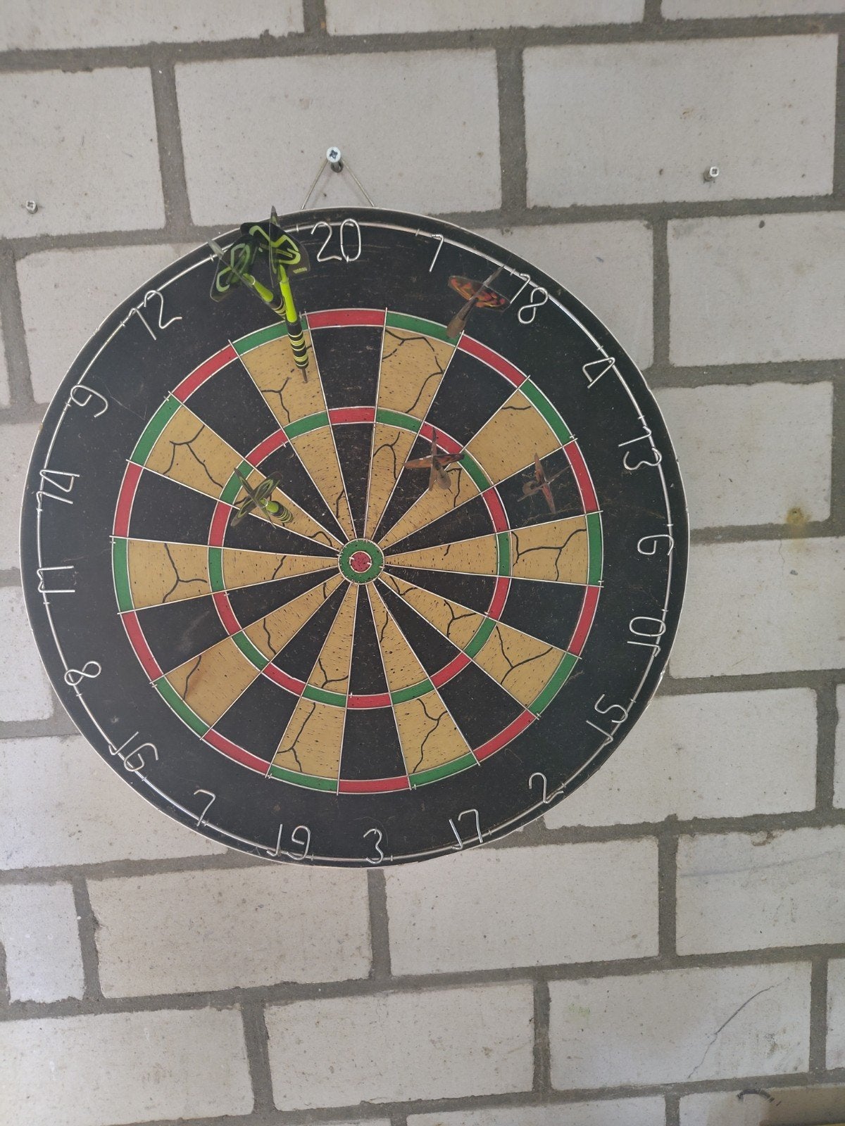 Dartbord met pijlen - Gebruikt, Ophalen, Gebruikt, Dartbord met pijlen