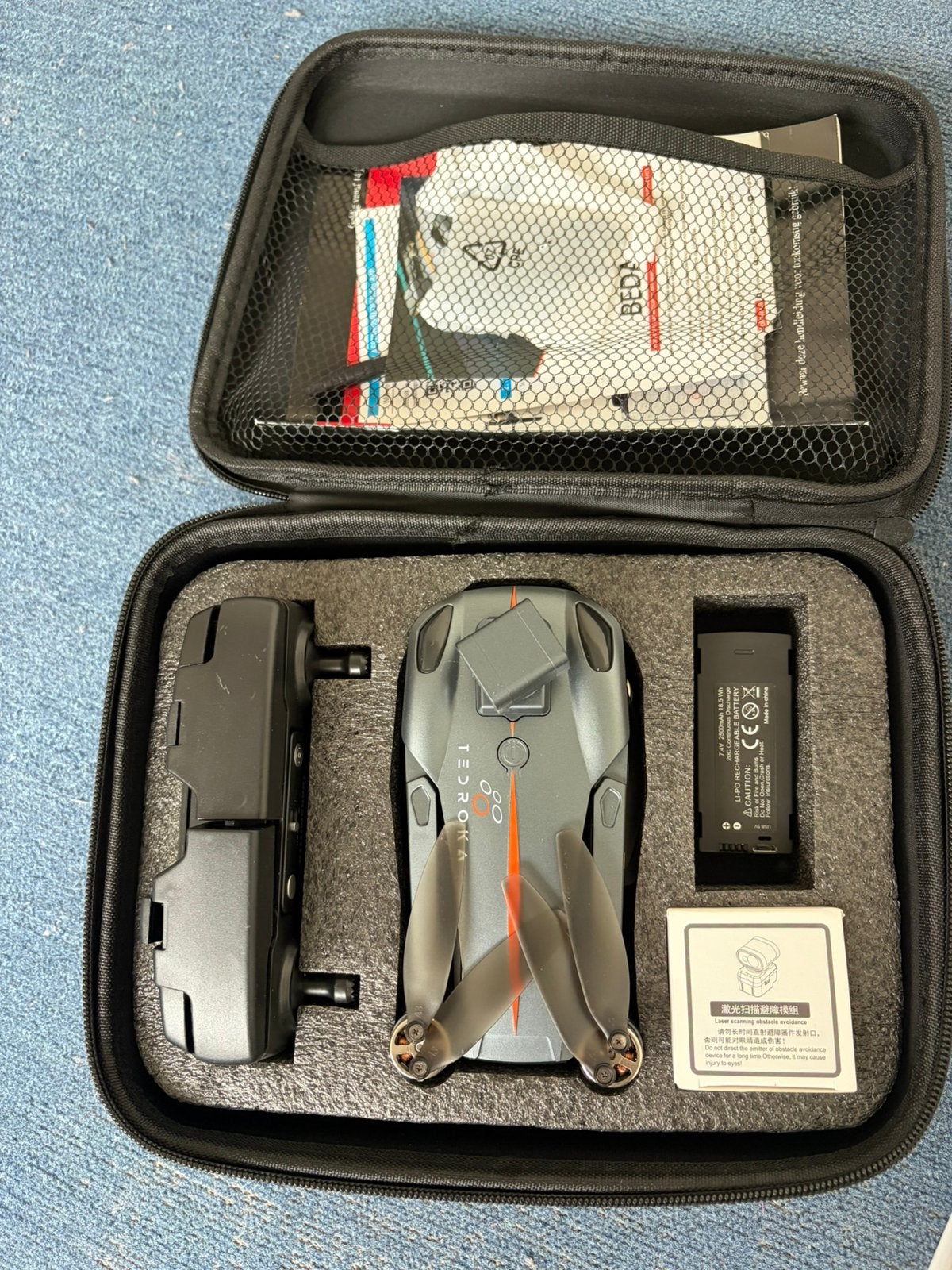 Tedroka K911 drone, Cameradrone, Overige merken, Ophalen of Verzenden, Zo goed als nieuw