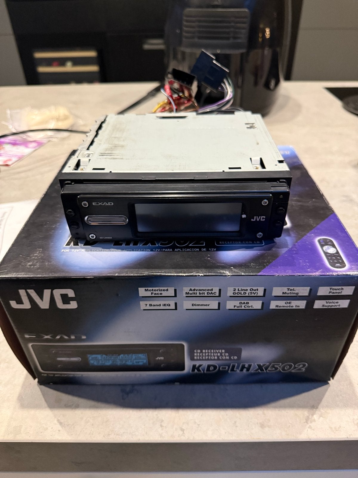 JVC KD-LHX502 CD speler / autoradio - Gebruikt, Ophalen of Verzenden, Gebruikt