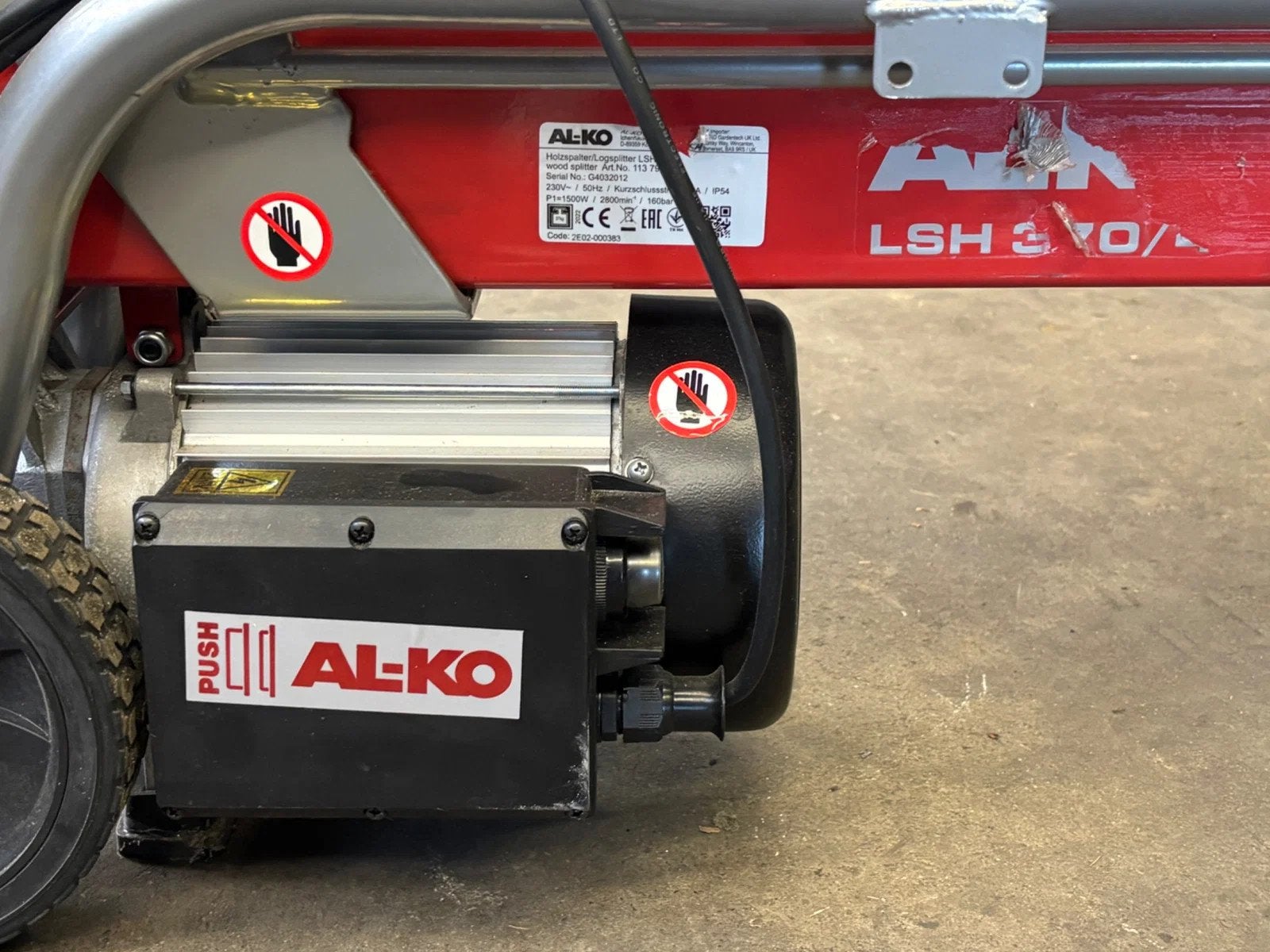 Alko Houtklover werkend lekt wat olie defect, Overige typen