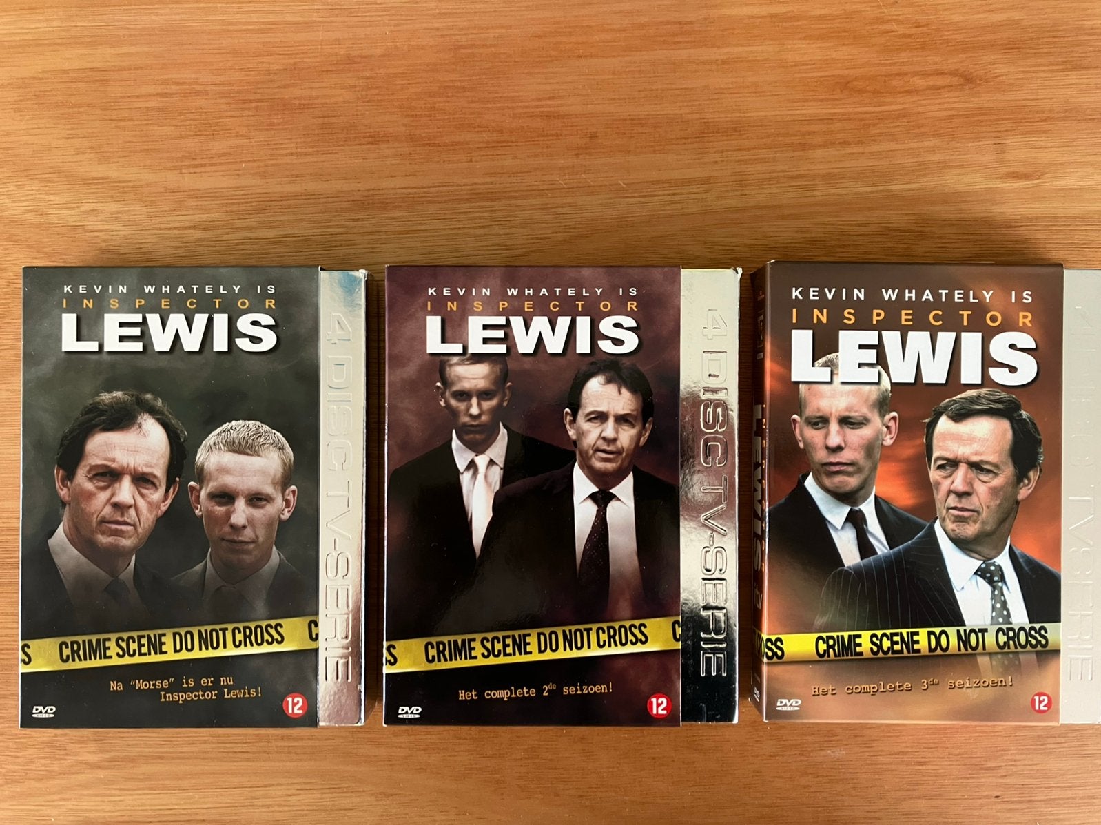 Inspector Lewis 3 dvd boxen, 12 dvds, Alle leeftijden, Nederlands, Ophalen of Verzenden, Detective en Krimi